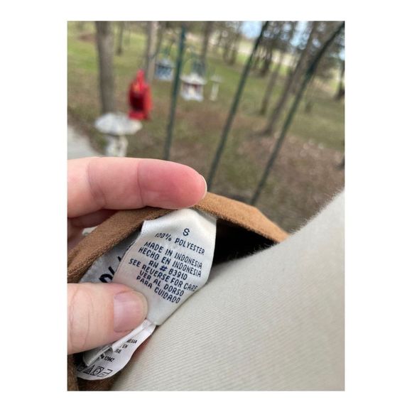 Bill Blass Vintage 90s Faux Suede Western Shirt Lace Up Neckline Long Sleeve S - Picture 6 of 10